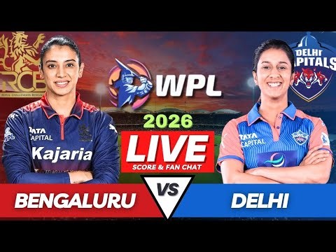 Live DC vs RCB Women | WPL 2026 Live Cricket Match Today | RCB W vs DC W Live | Bengaluru vs Delhi