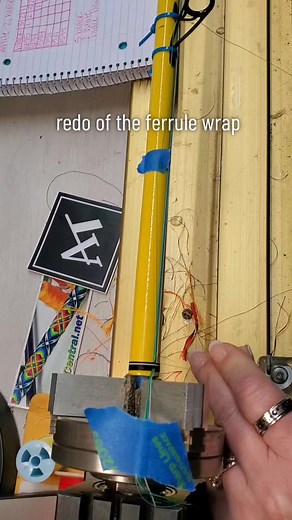 Guía para envolver guías de cañas de pescar