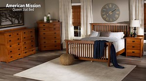 51 reactions · 7 comments | Made of solid oak and in the USA, the American Mission bedroom collection features the highest quality materials.  Features: - Recommended foundation & mattress height 20" - Catalyzed lacquer finish provides moisture and scratch resistance - Made in Wisconsin | Steinhafels | Facebook