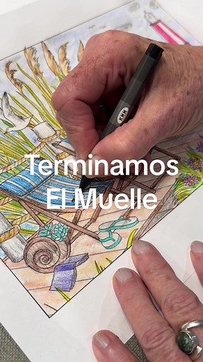 Coloreando El Muelle: Tutorial de Arte con Crayones