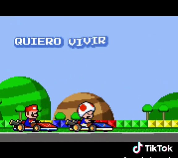 #mariokart #toad #cantando #shakira #carrera