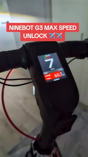 NINEBOT G3 MAX 54kmh speed unlock with zero start, good acceleration intensity and brake discharge strength. #g3 #boosted #speedhack #speedtune #speedup