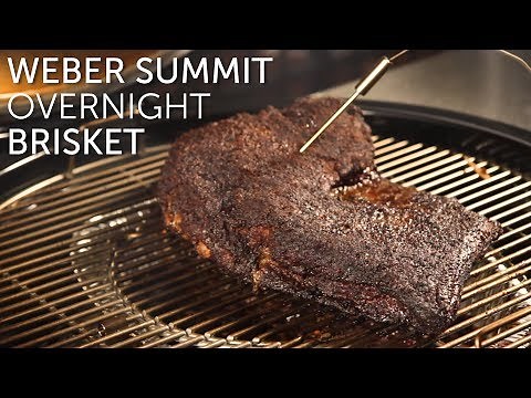 Brisket Overnight on the Weber Summit Charcoal Grill | BBQGuys.com