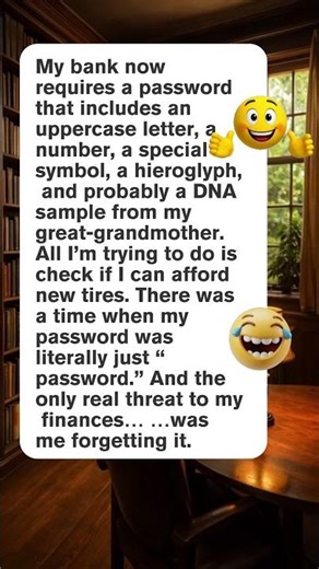 Funny Bank Password Joke With a Twist #shortjokes #textjokes #funny #funnyjokes #memes