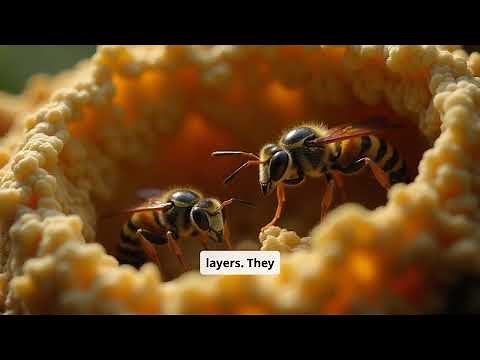 How do wasps make nests?