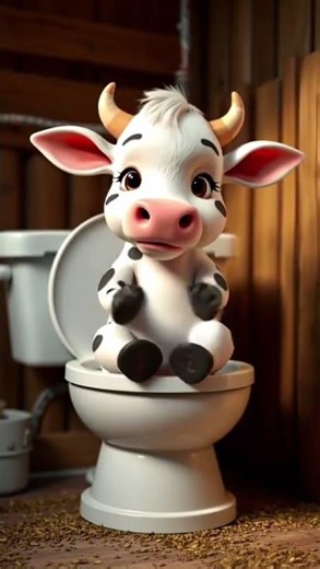 Cow on the Toilet… Then THIS Happened! 💨🐄😂
