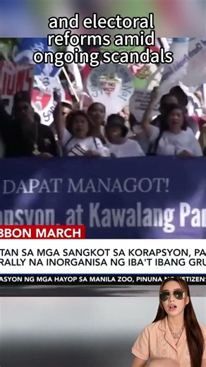 Massive White Ribbon March Hits EDSA Against Corruption!