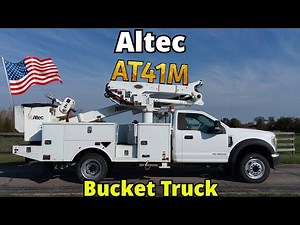 Ultimate 2019 Ford F-550 Bucket Truck Tour: Altec AT41M in Action!