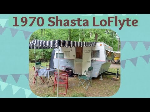 Tour Of 1970 Shasta LoFlyte Trailer // Vintage Camper