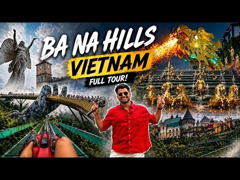 Ba Na Hills Vietnam 🇻🇳 | FULL DAY Adventure + Dragon Fire Show 🔥