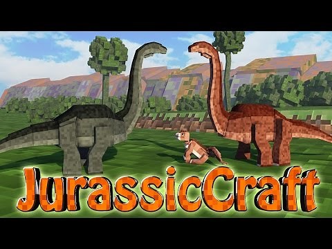 Minecraft Dinosaurs | Jurassic Craft Modded Survival Ep 26! "NEW DINO COLORS"