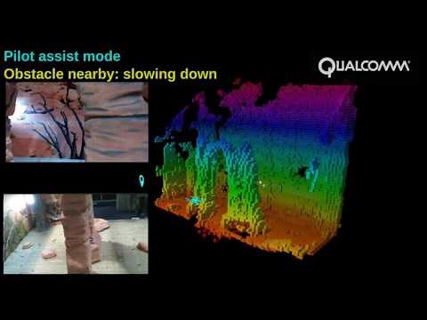 Autonomous vision-based drone navigation demo