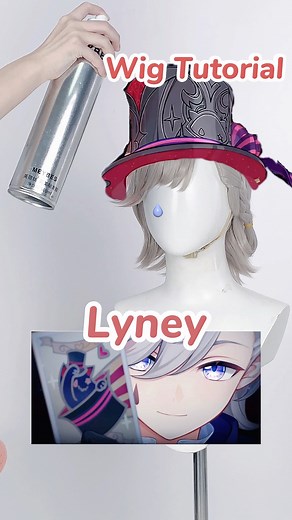 Lyney Wig tutorial for beginners✂ Wis id: 250209 Tap to access on bio for more costumes & wigs If u want other wig tutorial video pls tell us! #miccostumes #cosplay #lyney #wigtutorial #cosplaywig #genshinimpact | Miccostumes