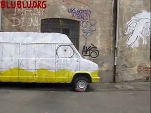 3.8K views · 97 reactions | Street Art animation by BLU. | Graffiti and Street art | Facebook