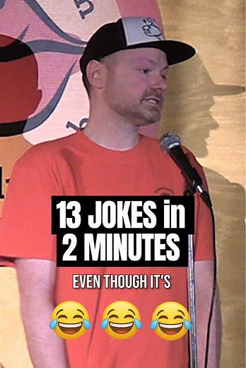 13 jokes in 2 minutes… all about getting older 😂🎤 Ageing hits hard — but at least the jokes hit harder 💀🔥 If you’ve ever made a noise standing up, you’ll relate to this 😭 #StandUpComedy #ComedyTok #GettingOlder #BritishComedian #FunnyVideo