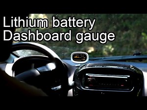 Build/test of an electric car battery dashboard gauge