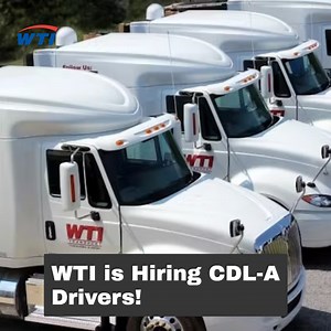 WTI Transport is hiring CDL-A truck drivers for Lease Purchase jobs. Join an award-winning team that gives you the freedom, flexibility, and earnings you deserve. *1 year experience & valid CDL-A required 🔵 Earn up to $260K per year 🔴 Flexible home time - weekly or bi-weekly 🔵 $0 down, no credit check 🔴 No balloon payment 🔵 100% FSC 🔴 100% of tarp change 🔵 Sign-on bonus available | All Trucking
