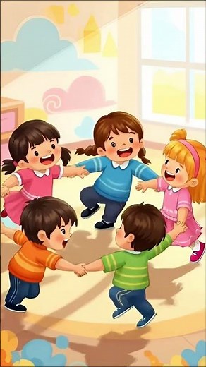 Action Song for Kids | Music & Movement Nursery Rhyme🕺 #shorts #kids #viral #youtube #videos #play