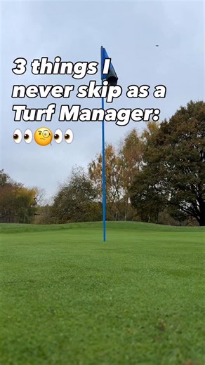 Three things I never skip as a turf manager: a look at the greens, the weather radar, and a walk of the course. It’s the little daily habits that keep conditions consistent. What’s the one thing you never skip on your course? If you enjoy the behind-the-scenes side of greenkeeping, make sure you hit follow for more. 🤘⛳️🤘 #greenkeeper #turf #golf | Woolley Park Golf Club