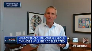 Structural changes in the workforce will be accelerated due to pandemic, Manpower CEO says