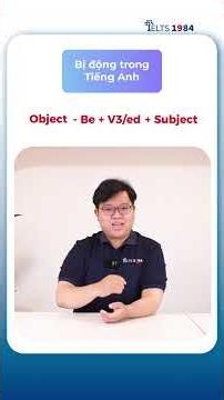 Sửa lỗi dùng từ "injure" là chủ động hay bị động trong tiếng Anh cùng anh Khoa IELTS 9.0 (3 lần)