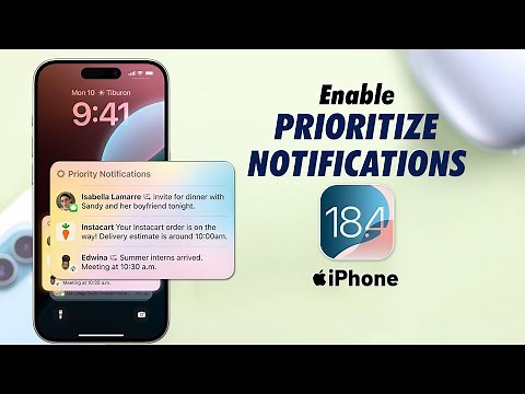 How to Enable Priority Notifications on Any iPhone! [iOS 18.4]