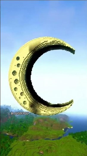 minecraft moon house #minecraft #tutorial #minecrafthouse