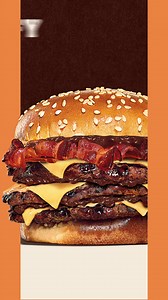 5.4K views · 26 reactions | The wait is over… the Stackers Burger has returned! Thicc burgers for maximum delight - packed with layers of patty and cheese. Enjoy all that goodness in one delicious bite. 襤 Get yours now~ https://bit.ly/3Rzc63H | Burger King Singapore | Facebook