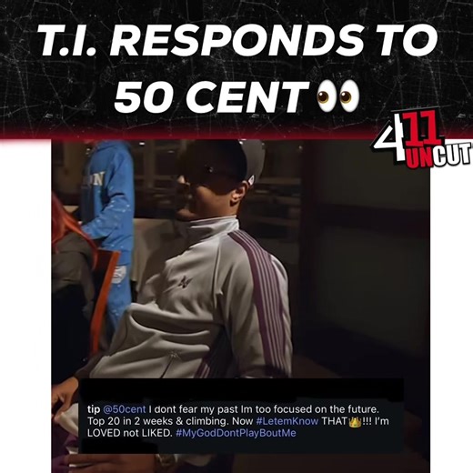 Gang, #TI responds to #50Cent. Thoughts? #411Uncut #411WithNellaD | 50cent