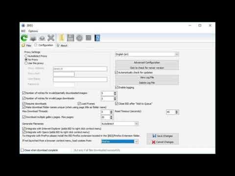 โปรแกรมดูดรูปภาพดูดวีดีโอทั้งหมดจากเว็บ (Bulk Image Downloader) เวอร์ชั่นล่าสุด 2026