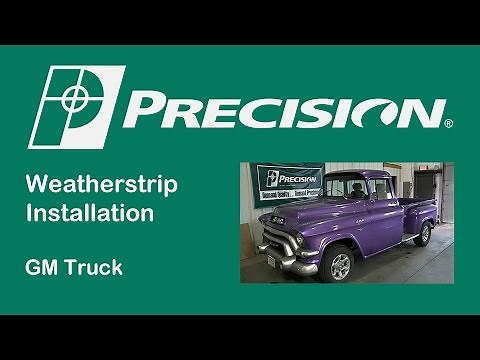 1955-1959 Chevy Truck Cowl Weatherstrip Installation