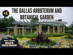 Dallas Arboretum Tour - Stunning Botanical Garden in Full Bloom I Nature Walk with Maps | Texas