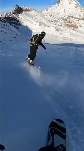First Turns of the Season | #snowboarding #burton #winter
