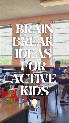 Brain Break ideas for active kids💡 #behaviourmanagement #classroomhacks #classroommanagement