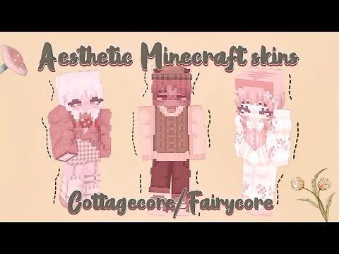Aesthetic HD Minecraft Skins~Cottagecore/Fairycore ~With links~MCPE