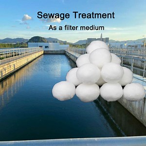 [Hot Item] Dacron Fiber Ball Water Filter Material for Wastewater Treatment