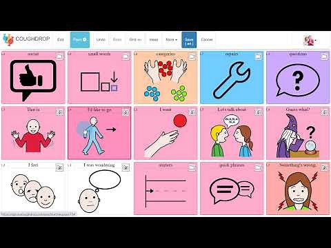How to edit or modify a CoughDrop AAC speech board