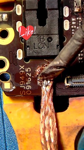 Mobile Antenna Connector Replacement | No Signal Problem Fix 🔧📱#mobilerepair #shorts