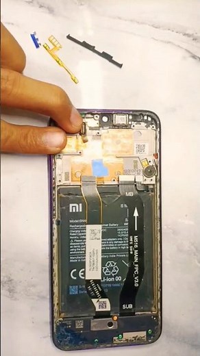 Redmi note 8 power & outer button change #mobile#repair#