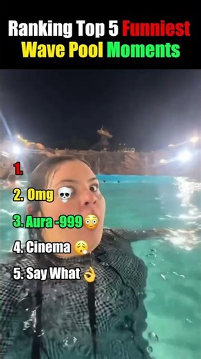 Ranking Top 5 Funniest Wave Pool Fails 😂🌊 #funny #wavepool #fails