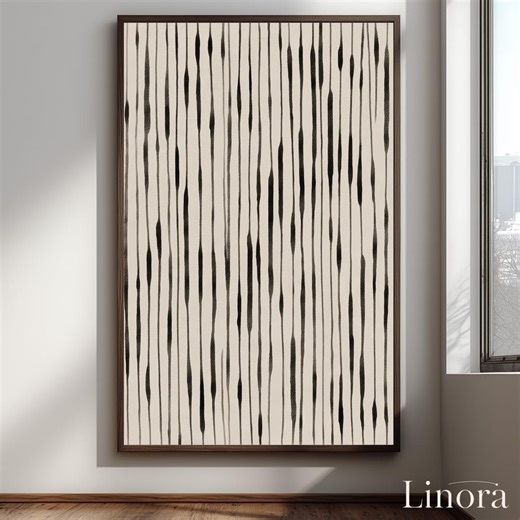 Vertical Lines Abstract Art Print, Organic Japandi Line Wall Art, Digital Download, Modern Home Decor | M#43 - Etsy
