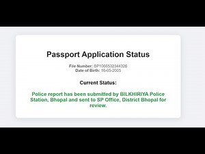 Indian Passport Status Fetch by Python