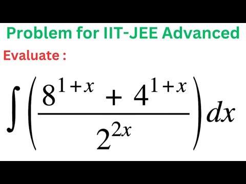 How to Solve Indefinite Integral Problem | Integral Calculus | IIT-JEE\rMain and Advanced