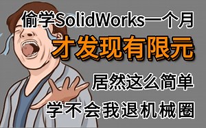 【有限元精讲教程】终于有一套全面的SolidWorks simulation有限元分析教程啦！快速入门精通快速速成（机械人必备教程）