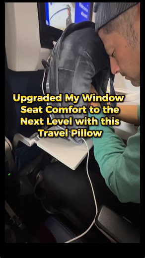 💼 Want first-class comfort without paying for the seat? The Bolstie Travel Pillow is my favorite upgrade — no extra cost. Here’s how I use it: ✔️ Packs in my personal item ✔️ Holds my clothes (bye bulky packing cubes) ✔️ Supports me sideways, forward, or slouched — no neck squeeze It’s not just a pillow. It’s a smart, space-saving system for better flights. 🛫 Comment BOLSTIE and I’ll send you the link. | Bolstie Travel Pillow