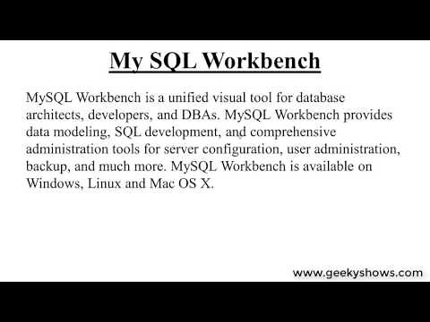 What is MySQL Workbench (Hindi)