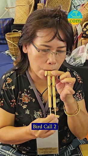 3.2K views · 58 reactions | Bamboo Toys that Mimic Animal Calls. Ever wondered which birds might be drawn to these sounds? Back in the day, kids didn't have fancy smartphones. We made our own toys using materials from the woods, and bamboo was a favourite. Did you know bamboo is actually a type of grass, not a tree? Its rapid growth makes it a wonderfully sustainable material. #bamboo #bambootoy #bamboocraft #toy | MySabah | Facebook