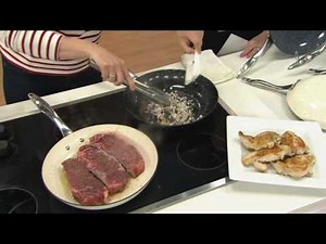 CooksEssentials Lightweight Cast Iron Marble 10"&12" Frying Pans on QVC