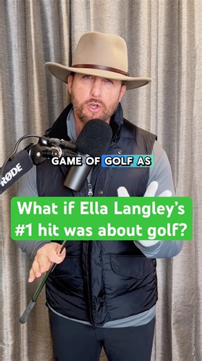 Ella Langley “Choosin’ Texas” from a golfer’s POV