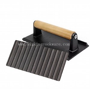 [Hot Item] Cookware Accessories Cast Iron Bacon Press Cooking Press for Steak and Sandwich